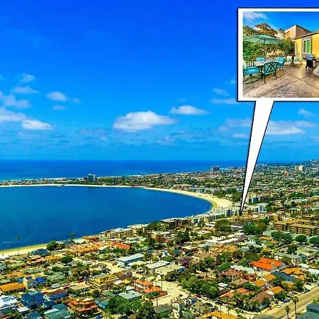 Riviera Bay View Dream - Private Patio With Bay View And Parking Villa San Diego Exterior photo